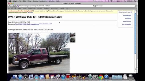 free craigslist redding ca